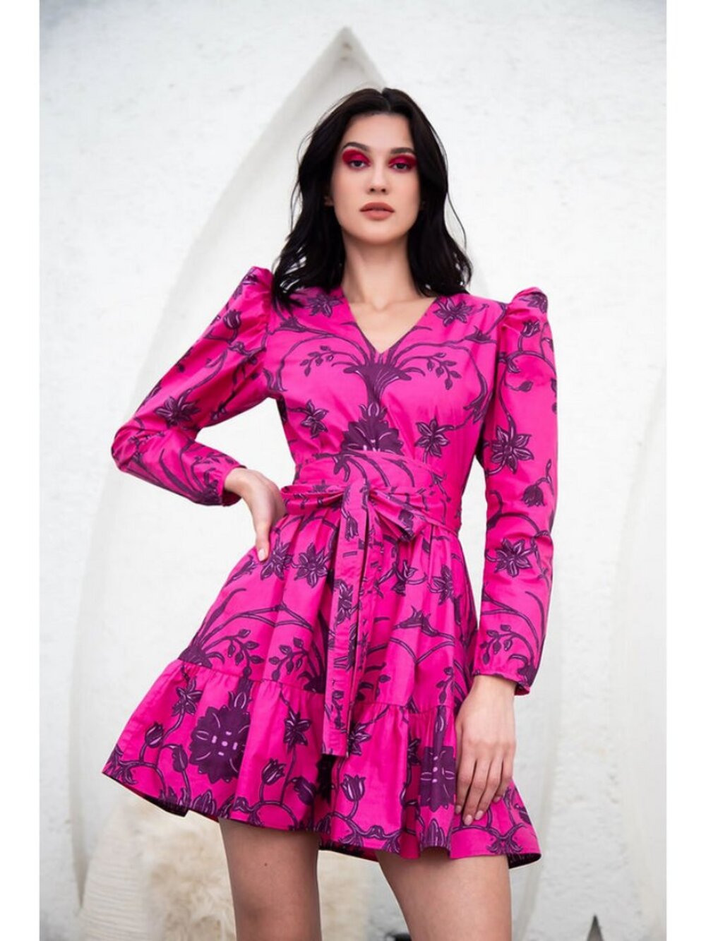 Beyond by Very Sz. XS NWT Meknes Fuchsia Heidi Dress